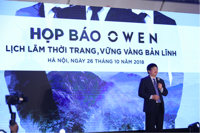 
Owen tuyên bố tầm nhìn và chiến lược thương hiệu mới trong Họp báo ngày 26/10
