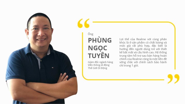 Chưa đầy 2 tháng, Realme đã tạo nền móng vững chắc tại thị trường Việt - 2 Ông Phùng Ngọc Tuyên, Giám đốc ngành hàng Viễn thông di động, Thế Giới Di Động