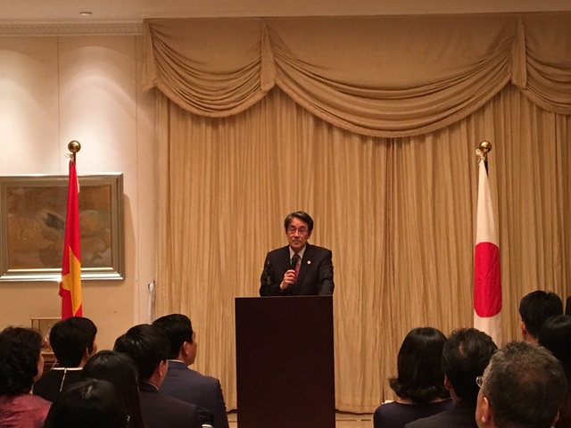 Đại sứ Nhật Bản tại Việt Nam Umeda Kunio (Ảnh: Đức Hoàng)