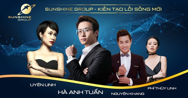 Sunshine Group đã sẵn sàng cho đêm ra mắt ấn tượng tại Sài Gòn vào 14/11 - 2 Những nghệ sĩ nổi tiếng sẽ tham gia trong đêm ra mắt của Sunshine Group tại Sài Gòn: Ca sĩ Uyên Linh, Hà Anh Tuấn, MC Nguyên Khang, MC Phí Thùy Linh,...