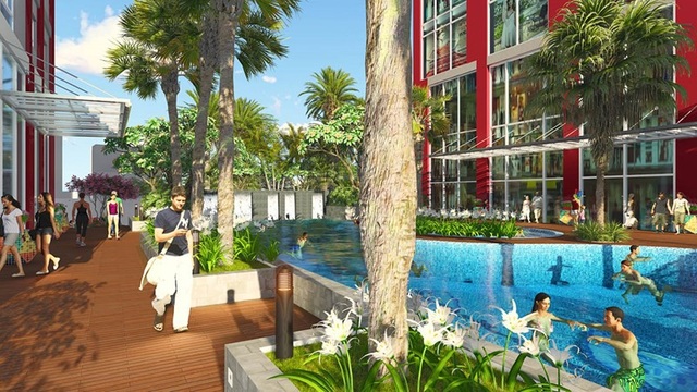 Mua một căn hộ - Tặng một ô tô tại Hà Nội Paragon Cầu Giấy - 3 Hà Nội Paragon dành đến 65% diện tích cho cảnh quan, cây xanh và các tiện ích cộng đồng