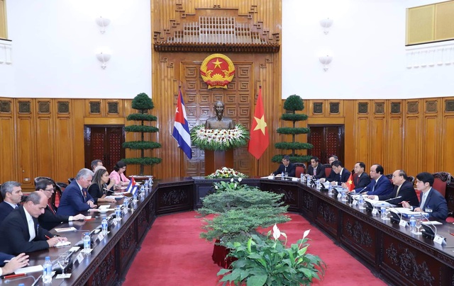 Việt Nam - Cuba sẽ tăng gấp đôi kim ngạch thương mại trong 4 năm tới - 2 Cuộc hội kiến giữa lãnh đạo hai nước