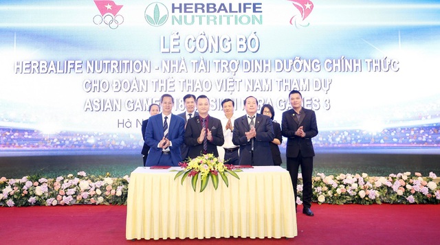 Nhìn từ Asiad 2018 đến Olympic 2020: Hy vọng vươn tới đỉnh cao thế giới - 2 Herbalife Nutrition –Nhà tài trợ dinh dưỡng chính thức cho đoàn thể thao Việt Nam tham dự Asian Para Games 3 và ASIAD 18