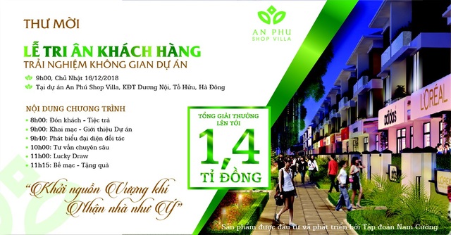 Tập đoàn Nam Cường tổ chức Lễ Tri ân khách hàng Dự án An Phú Shop-villa - 1 Tập đoàn Nam Cường tổ chức Lễ Tri ân khách hàng Dự án An Phú Shop-villa - 1