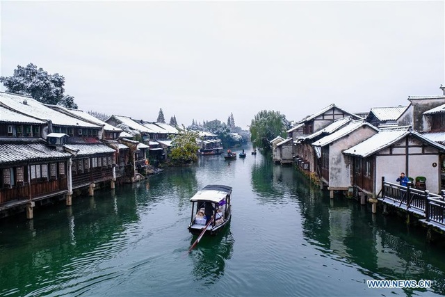 Tuyết đầu mùa phủ trắng trời, biến cổ trấn nghìn năm tuổi hóa chốn thần tiên - 9 Ô Trấn trong cái giá lạnh của những ngày đầu đông