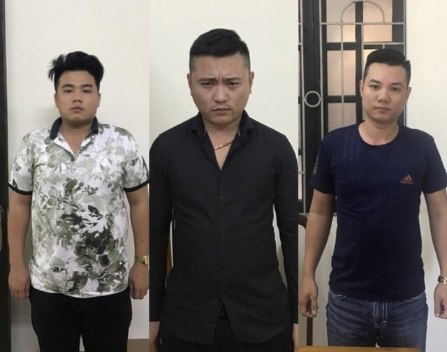 Bắt nhóm đối tượng cho vay vốn với lãi suất “cắt cổ” - 1 Các đối tượng tại cơ quan điều tra