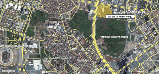 Sai phạm ở dự án “đất vàng” City of Dream: Sở Tài chính HN nhận “nhầm lẫn, sai sót” - 1 Lô đất tại địa chỉ 17 Phạm Hùng của Interserco nằm trong khu vực đang dần trở thành trung tâm TP. Hà Nội.