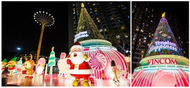 “Vạn điều kỳ diệu, triệu khoảnh khắc vui” tại Lễ hội Giáng sinh Vincom 2018 - 2 Thế giới kẹo ngọt đáng yêu với những chiếc bánh, kẹo xinh xắn khổng lồ và cây thông Noel độc đáo tạo hình từ cây kem khổng lồ úp ngược