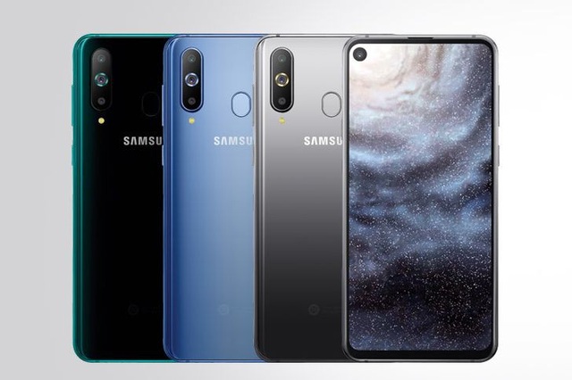 Samsung trình làng smartphone “màn hình đục lỗ” đầu tiên trên thế giới - 4 Thiết kế tổng thể Galaxy A8s
