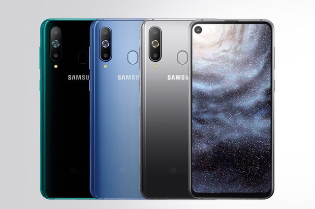 Thiết kế tổng thể Galaxy A8s