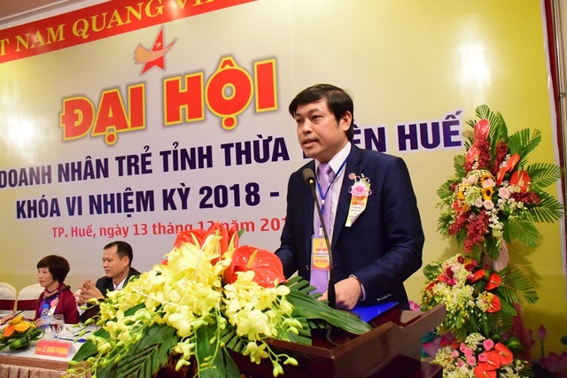 Doanh nhân trẻ phải tạo ra nhiều sản phẩm giá trị cho xã hội - 5 Anh Trần Đức Minh, Chủ tịch Hội Doanh nhân trẻ tỉnh Thừa Thiên Huế nhiệm kỳ 2018-2023