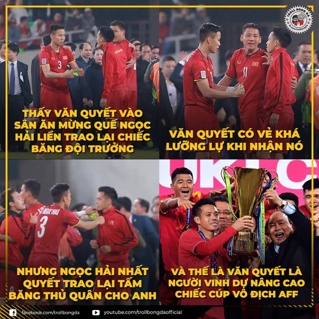 ĐT Việt Nam không chỉ là những cầu thủ xuất sắc mà còn rất hài hước. Cùng xem những trò đùa của đội bóng quốc gia Việt Nam trong phòng thay đồ để cảm nhận sự thăng hoa tinh thần của đội.