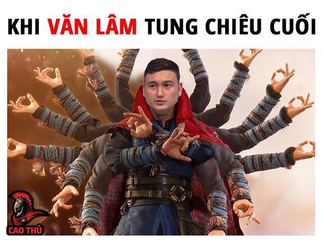 Phải chăng đây chính là “chiêu thức” giúp thủ môn Đặng Văn Lâm đứng vững trước những cú đá của đối thủ (Ảnh: Cao Thủ)