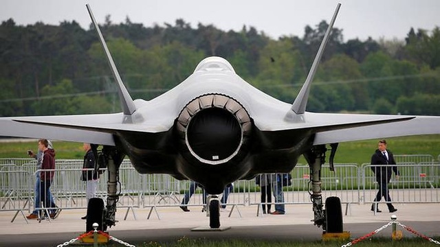 Một máy bay chiến đấu F-35 tại triển lãm ở Berlin, Đức tháng 4/2018 (Ảnh: Reuters)
