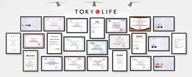 TokyoLife mở rộng cơ hội hợp tác cùng đoàn doanh nghiệp Nhật Bản - 3
Chứng nhận CHÍNH HÃNG từ các thương hiệu được treo tại các cửa hàng TokyoLife