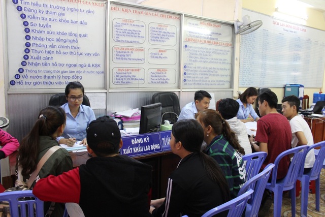 Đồng Tháp: Đi XKLĐ sau khi xuất ngũ, nhận lương tháng 30 triệu đồng - 1
Nhiều bộ đội xuất ngũ tham gia đăng ký đi làm việc ở nước ngoài tăng tại Trung tâm dịch vụ Việc Làm Đồng Tháp.