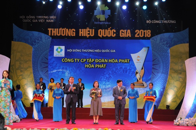 Hòa Phát là Thương hiệu Quốc gia lần thứ 4 liên tiếp - Ảnh 1. Hòa Phát là Thương hiệu Quốc gia lần thứ 4 liên tiếp - Ảnh 1.