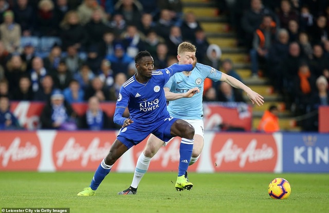 Những khoảnh khắc sụp đổ của Man City trên sân Leicester - Ảnh 12. Những khoảnh khắc sụp đổ của Man City trên sân Leicester - Ảnh 12.