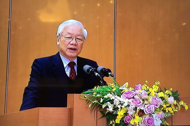 Tổng Bí thư: Ai làm trái xu hướng chung, ai có tư tưởng khu biệt cần sửa đi - Ảnh 1. Tổng Bí thư: Ai làm trái xu hướng chung, ai có tư tưởng khu biệt cần sửa đi - Ảnh 1.