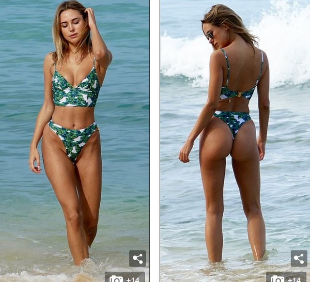 Kimberley Garner khoe thân hình rực lửa - 2
Sao truyền hình thực tế 28 tuổi khoe dáng săn chắc và gợi cảm trong bộ áo tắm quyến rũ