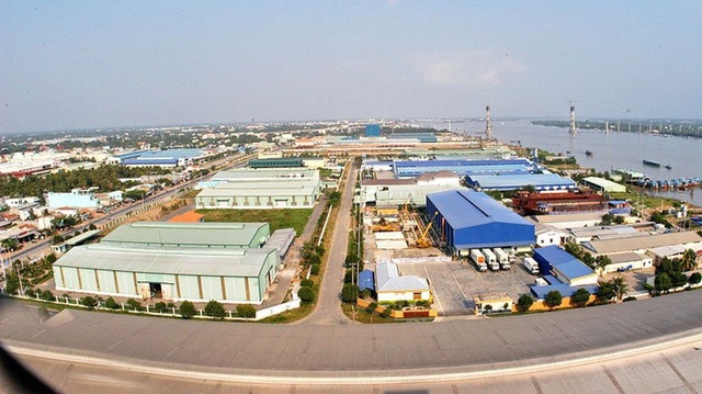 Nhùng nhằng chuyện PVN trả lại dự án khu công nghiệp cho tỉnh Tiền Giang - 1 Khu công nghiệp Dịch vụ Dầu khí Soài Rạp có vị trí rất thuận tiện trong việc phát triển kinh tế biển.