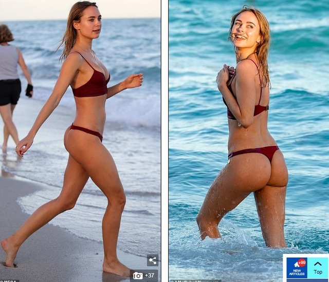 Kimberley Garner đẹp hút hồn trên biển - Ảnh 12. Kimberley Garner đẹp hút hồn trên biển - Ảnh 12.