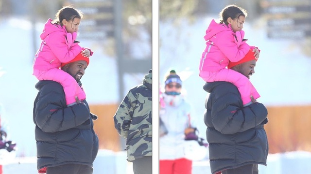 Kim Kardashian cùng chồng con đi trượt tuyết - Ảnh 4. Kim Kardashian cùng chồng con đi trượt tuyết - Ảnh 4.