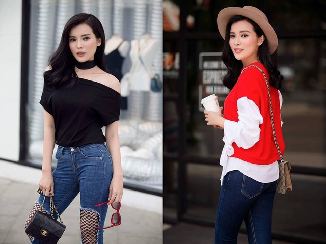 Thực hư Cao Thái Hà túng thiếu phải bán hết đồ hiệu sau khi kiệt sức - 1 Hình ảnh Cao Thái Hà với loạt đồ hiệu trước đây.