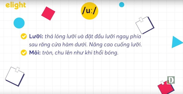 Học tiếng Anh: Hướng dẫn cách phát âm /ʊ/ và /u:/ cực chuẩn - 1
Phát âm chuẩn cặp âm /u:/ & /ʊ/