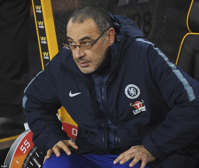 Wolves 2-1 Chelsea: Bốn phút oan nghiệt - 1
Sarri đã nếm trải trận thua thứ hai từ đầu mùa