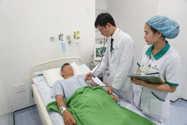 Mổ bóc u, nam bệnh nhân bị ngộ độc thuốc gây tê - 1 Hiện sức khỏe của anh N. đã ổn định