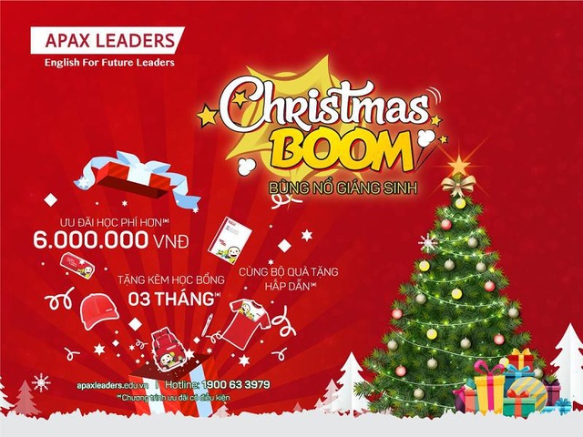 Ưu đãi lớn mừng Giáng sinh vui tại Apax Leaders - 1
Chương trình ưu đãi hấp dẫn dịp Giáng Sinh trong tháng 12.
