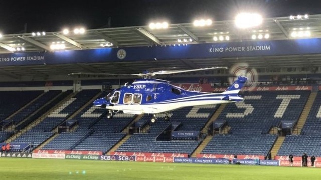 Nguyên nhân khiến trực thăng chở ông chủ đội bóng Leicester City gặp nạn - 1
Chiếc trực thăng trước khi gặp nạn. (Ảnh: BBC)