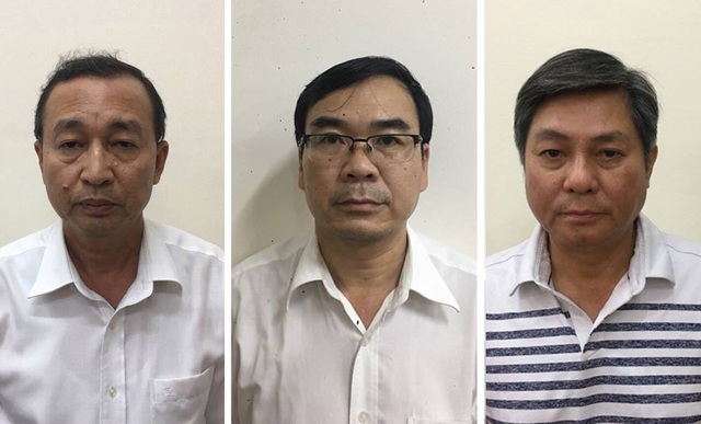 Bắt tạm giam ông Nguyễn Thành Tài, cựu Phó Chủ tịch TPHCM - 2
Các bị can Nguyễn Hoài Nam, Trương Văn Út, Đào Anh Kiệt