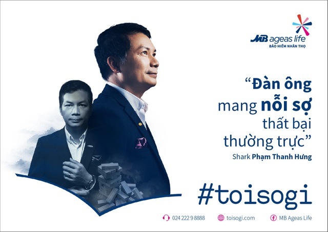 MB Ageas Life phát động chiến dịch “Tôi sợ gì” - 2
Chiến dịch #toisogi do Bảo hiểm nhân thọ MB Ageas Life tổ chức cổ vũ, khuyến khích người đàn ông nói ra những điều họ lo sợ