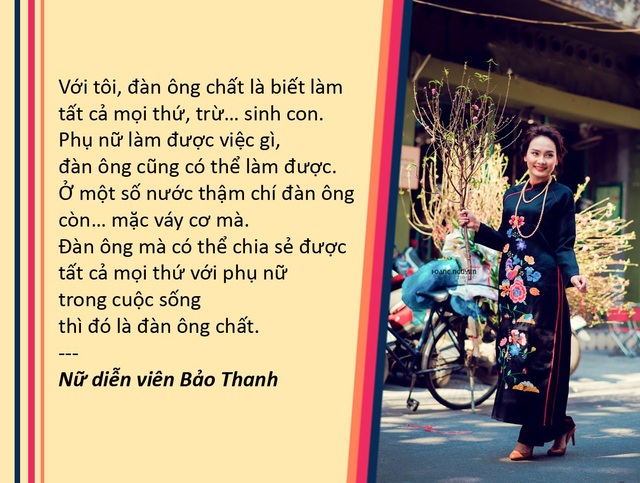 Rôm rả, xôn xao chuyện các “Táo” trước thềm Táo Quân - 9 Xem thêm: Bảo Thanh: “Đàn ông chất là biết làm tất cả mọi thứ, trừ… sinh con”