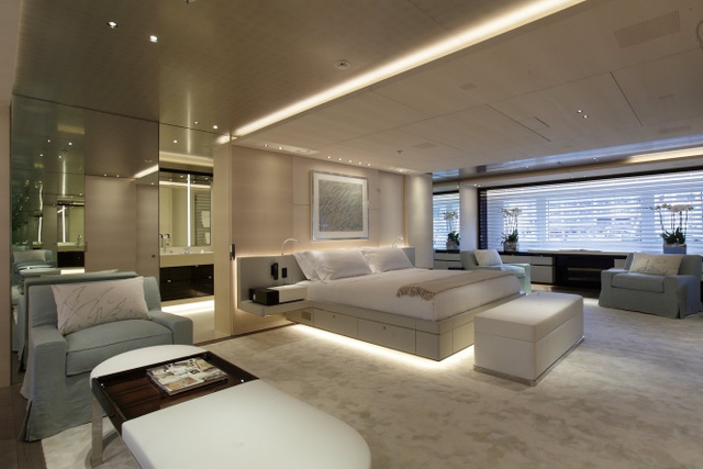 Du thuyền trị giá 92 triệu USD dành cho giới nhà giàu - 11
Khung cảnh bên trong 1 phòng nghỉ cho khách VIP