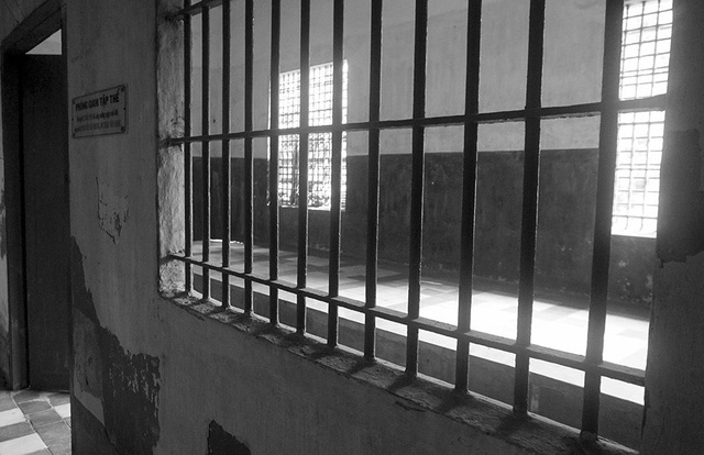Phòng giam lớn trong khu cách ly dành cho các tù nhân chính trị mang bệnh.