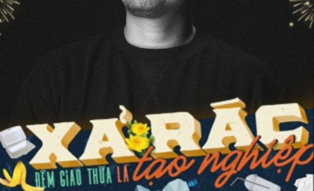"Xả rác là... tạo nghiệp": Khẩu hiệu gây tranh cãi - 2 Khẩu hiệu Xả rác là tạo nghiệp đang được lan truyền mạnh mẽ và tạo ra những ý kiến trái chiều