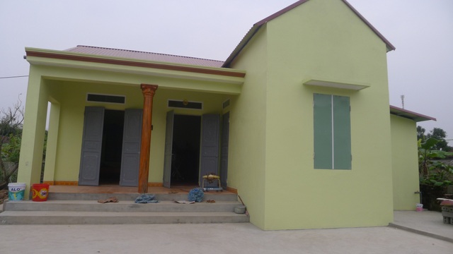 Bé Trọng mồ côi bố mẹ được đón Tết trong ngôi nhà mới - 2 Toàn cảnh ngôi nhà của bé Trọng.