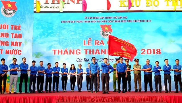Cần Thơ: Ra quân tháng Thanh niên năm 2018 - 1 Lễ ra quân tháng Thanh niên 2018