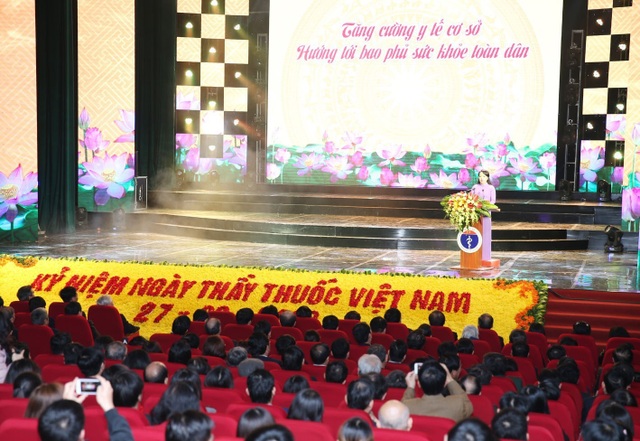 Tổng Bí thư Nguyễn Phú Trọng dự Lễ kỷ niệm Ngày Thầy thuốc Việt Nam - 4
Toàn cảnh Lễ kỷ niệm. Ảnh:Trí Dũng – TTXVN.