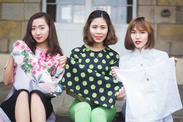 Nam thanh nữ tú mặc áo dài quảng bá văn hóa Việt tại Pháp - 8 Nam thanh nữ tú mặc áo dài quảng bá văn hóa Việt tại Pháp - 8