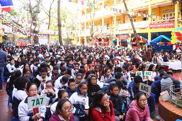 Học sinh Hà thành nhảy yosakoi trên nền nhạc Việt - 4
Ngày hội Ngôn ngữ 2018 của trường THCS Ngô Sĩ Liên thu hút đông đảo các em học sinh tham gia