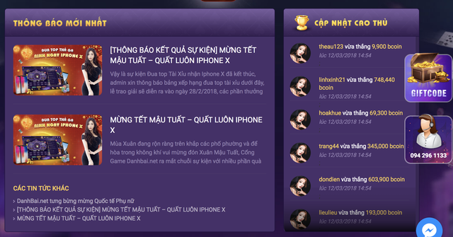 Nhan nhản "sới bạc" online: Ma trận đỏ đen hút hồn người chơi - 2 Cập nhật cao thủ liên tục được đăng tải để tăng hấp dẫn cho người truy cập