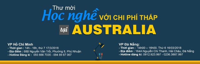 Học nghề với chi phí thấp tại Úc - 2 Học nghề với chi phí thấp tại Úc - 2