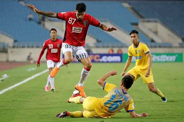Bùi Tiến Dũng giữ sạch lưới, FLC Thanh Hoá vẫn bị cầm hoà tại AFC Cup - 2
Trận đấu kết thúc mà không bàn thắng nào được ghi - Ảnh: Gia Hưng