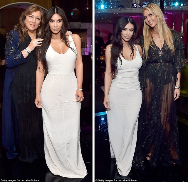 Mỹ nhân Hollywood đọ độ gợi cảm - 7
Kim Kardashian chọn một chiếc váy màu trắng khoe đường cong.