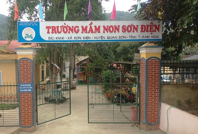Cô giáo Mầm non kêu cứu vì bị tung “ảnh nóng” lên mạng - 1 Trường Mầm non Sơn Điện, nơi cô D công tác
