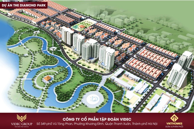 Bất động sản Mê Linh hưởng lợi nhờ cơ sở hạ tầng - 3 The Diamond Park là 1 trong những dự án nóng nhất tại Mê Linh thời điểm này.